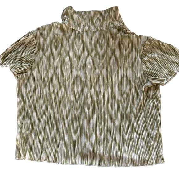 Almost Famous Oliveand Cream Striped Pajama Set - Picture 10 of 11